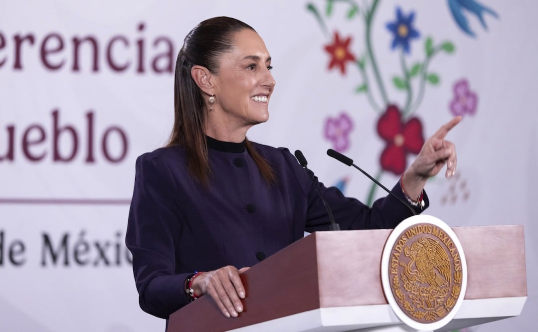 Claudia Sheinbaum en su conferencia matutina del 18 de mayo de 2026. Foto: Presidencia
