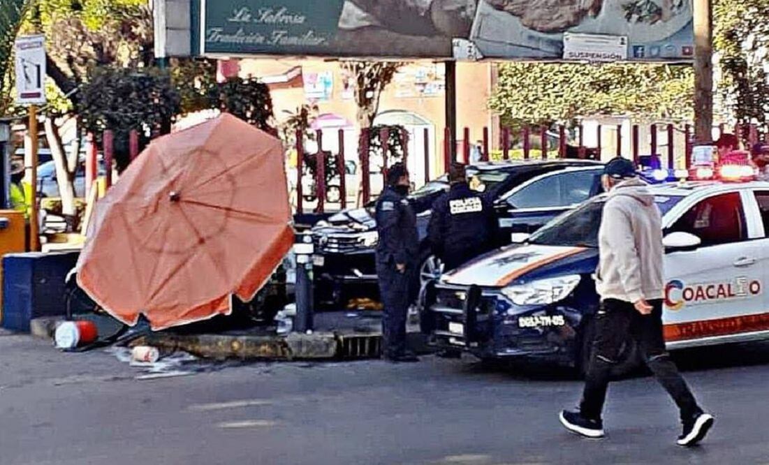 Atropellan a tamalero. Foto Especial