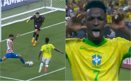 VIDEO: El terrible error de Paraguay para el segundo gol de Vinícius Júnior