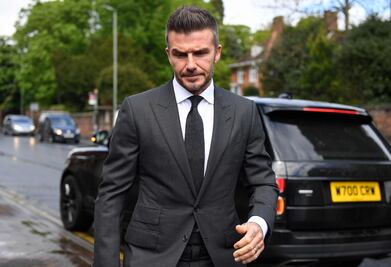Justicia Británica condena a David Beckham