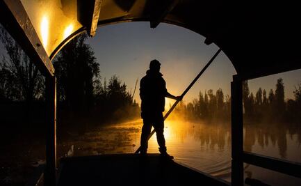 Fotos. Los amaneceres en Xochimilco, la nueva atracción turística del lugar