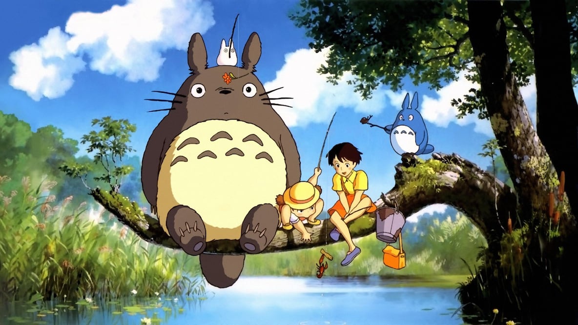 Escena de la película "Mi vecino Totoro".