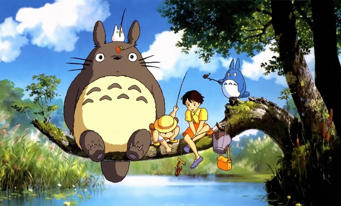 Escena de la película "Mi vecino Totoro".