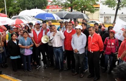 PRI hace clausura simbólica del Instituto Electoral de Puebla