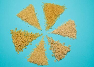 Tipos de pasta corta