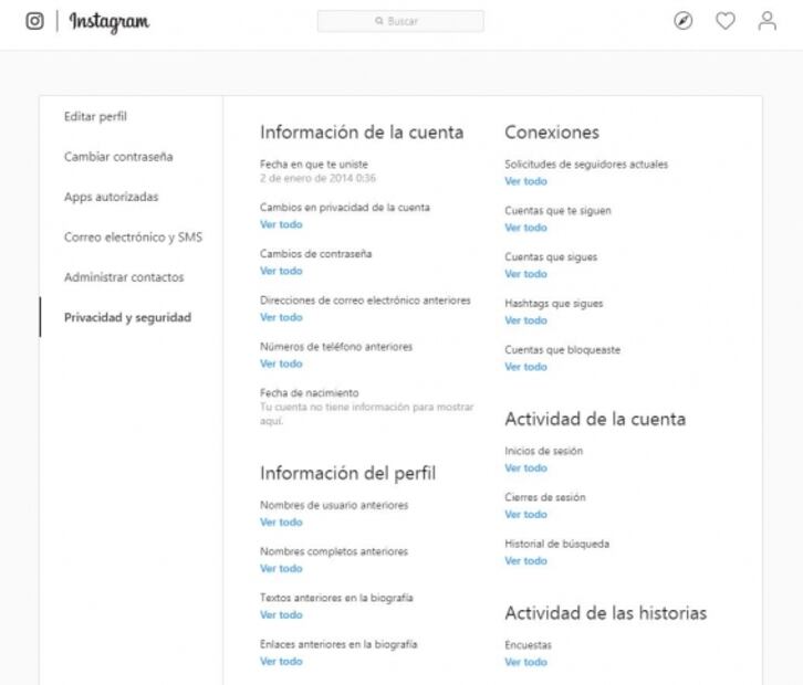 ¿Cómo saber que datos Instagram tiene de ti?