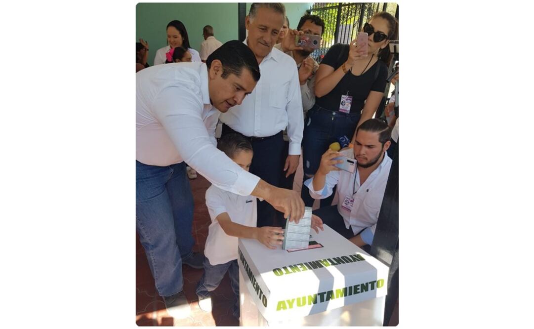 Netza Ventura, candidato del PRI a la alcaldía, hizo un llamado a la civilidad y a que se respete la voluntad del pueblo. Foto: Xóchitl Álvarez / EL UNIVERSAL