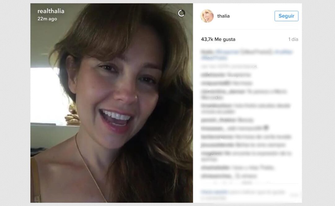 FOTO: Instagram Thalía