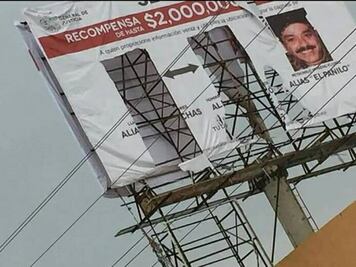 Reinstalan anuncios ofreciendo recompensa por líderes del crimen organizado en Tamaulipas