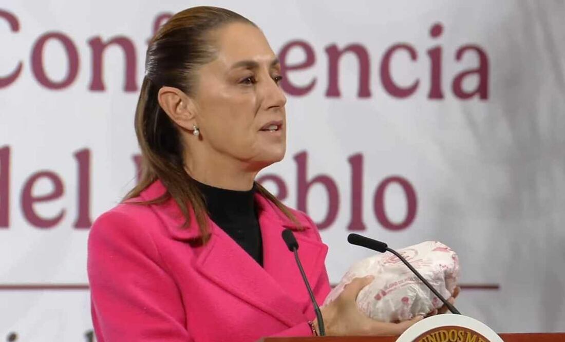 Claudia Sheinbaum, presidenta de México, durante la mañanera del 13 de noviembre del 2025. Foto: Especial