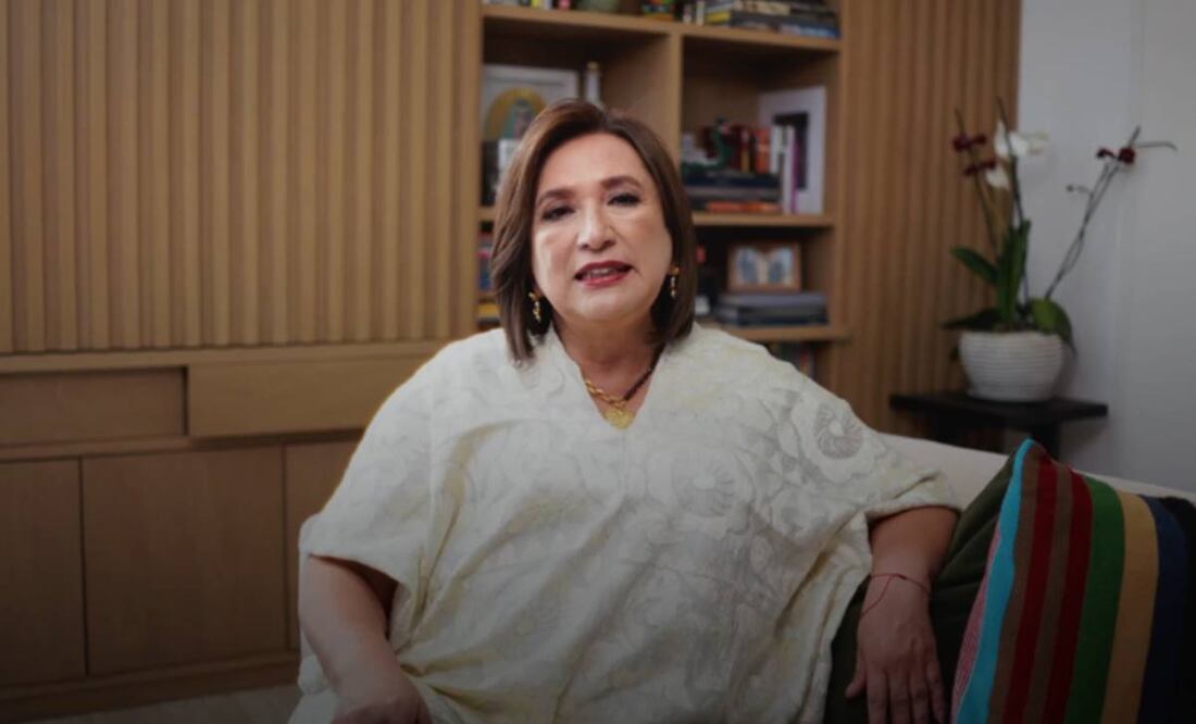 La excandidata presidencial Xóchitl Gálvez Ruiz se pronunció por la creación de una Agencia de Aduanas binacional este 28 de noviembre del 2024. Foto: Captura de pantalla