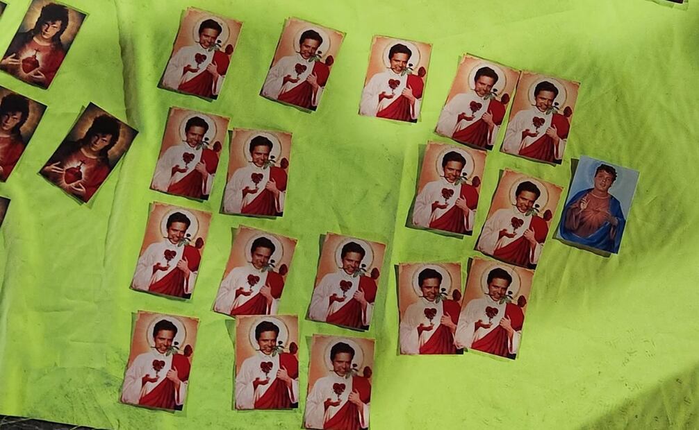 "San Luismi" para la protección. Foto: EL UNIVERSAL.