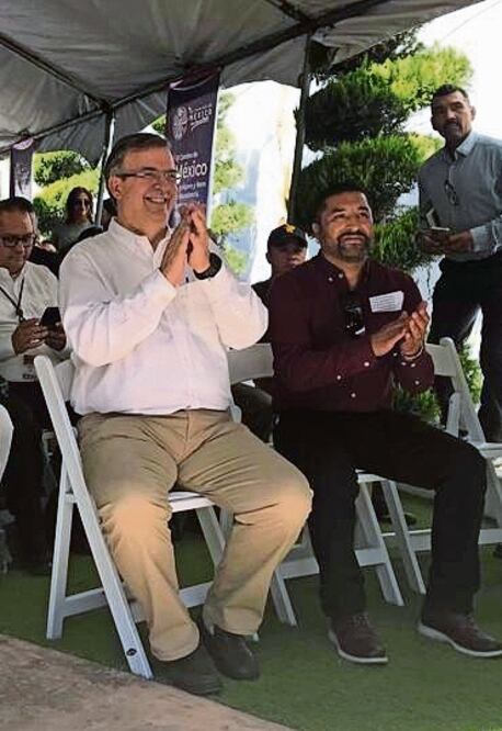 El excanciller Marcelo Ebrard Casaubon se reunió con simpatizantes en Tijuana. Foto: Especial