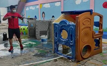 100 escuelas en Neza serán abastecidas con pipas de agua, en regreso a clases