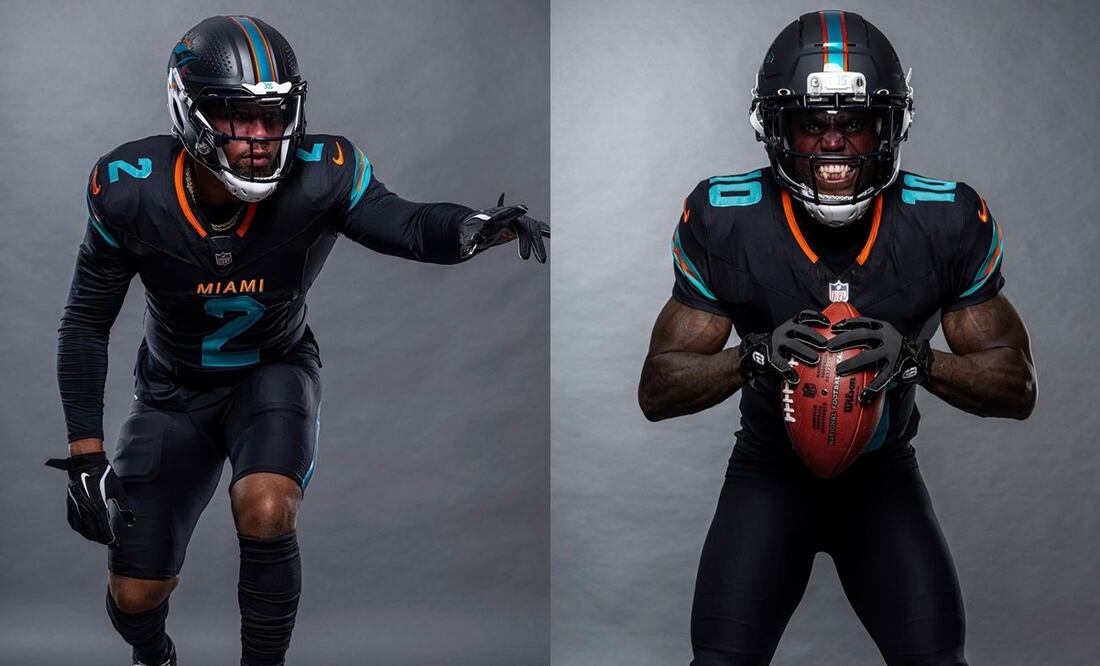 Miami estrenará su uniforme Rivalries este lunes cuando enfrenten a Nueva York (Jets) | FOTOS: @nfl