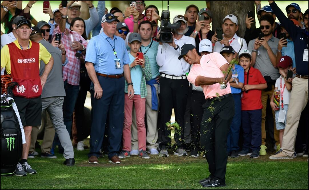 Tiger Woods durante el WGC México 2019. Foto: AFP