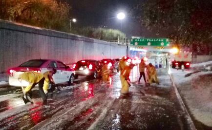 Mancera supervisa operativo por lluvia y granizo en CDMX