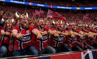 Noruega vs Inglaterra: ¿Qué significado tiene el "Viking Row"?; así es la coreografía viral de la afición nórdica