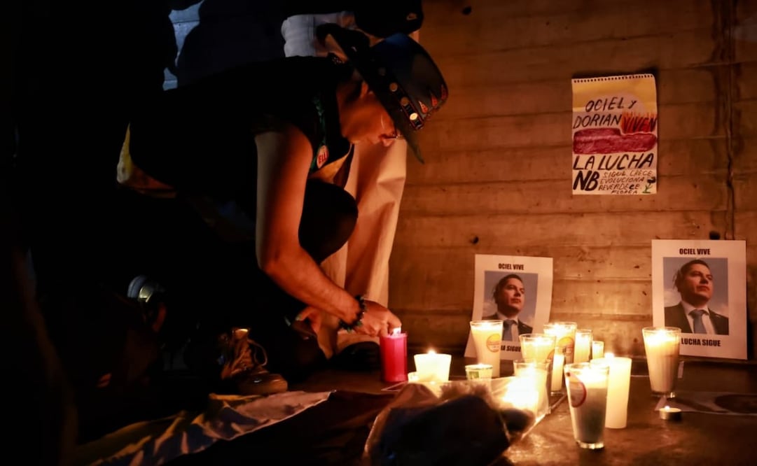 Velada en memoria de le magistrade Ociel Baena, a dos años de su muerte, en la Estela de Luz este jueves 13 de noviembre de 2025. Foto: Fernanda Rojas/ EL UNIVERSAL