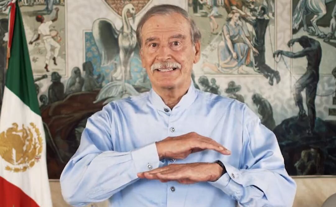 Vicente Fox defiende que él creo los programas para personas adultas mayores. Foto: Captura de pantalla