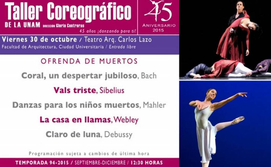 La compañía se presentará el próximo viernes en el teatro Arquitecto Carlos Lazo de la Facultad de Arquitectura. (FOTO: especial)