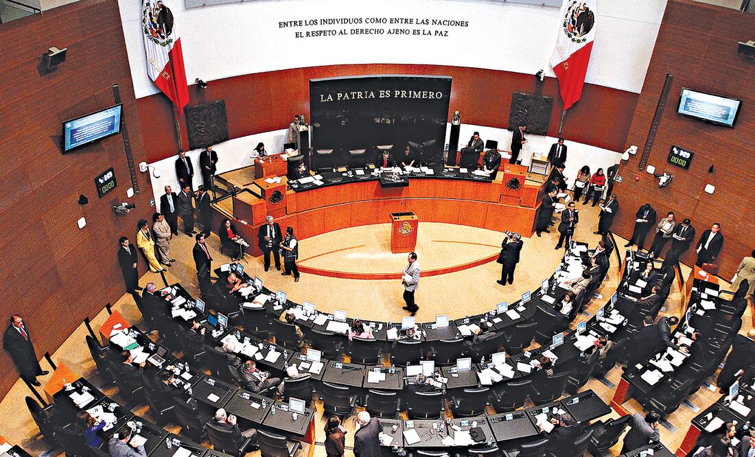 Senado de la República. Foto: Archivo/ EL UNIVERSAL
