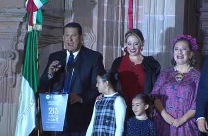 Xóchitl Gálvez participa en el Grito de Independencia en Dolores Hidalgo