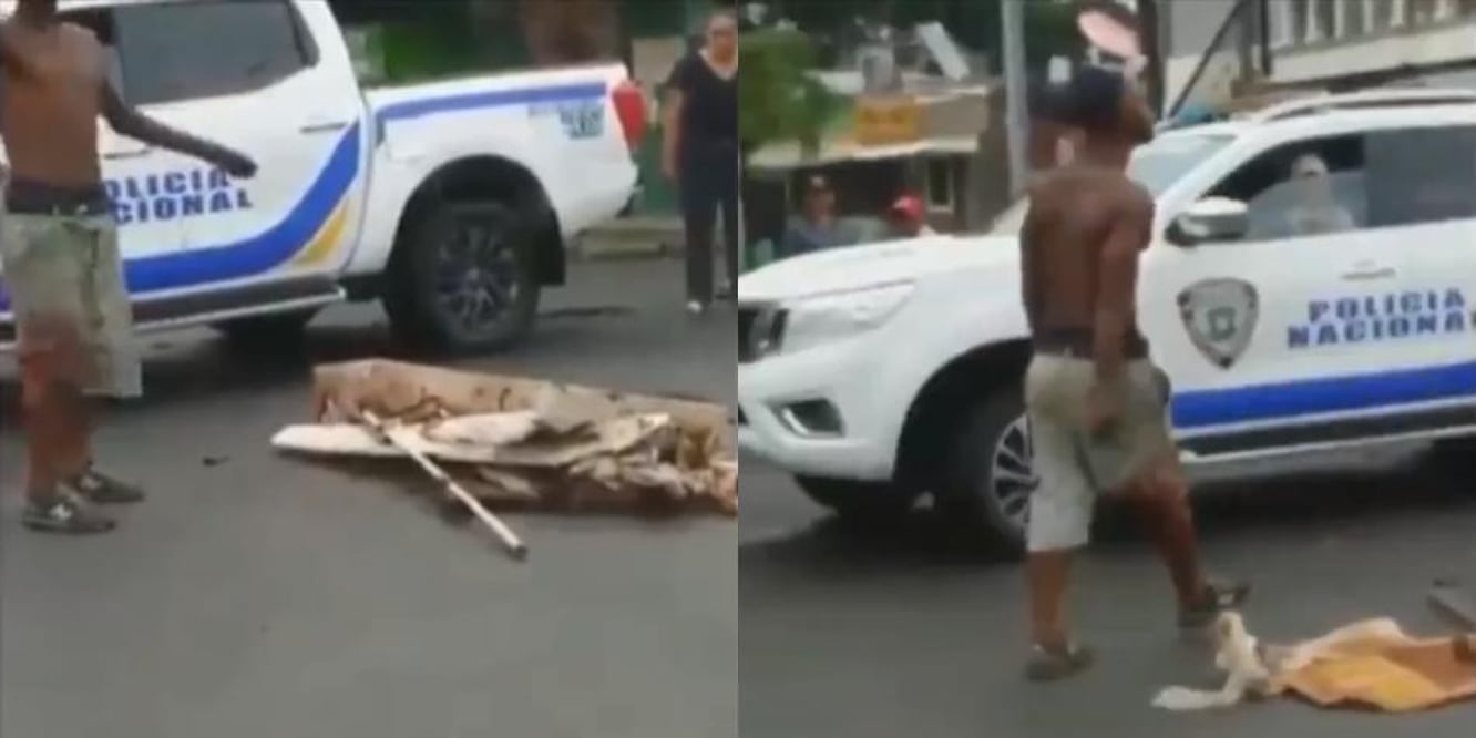 El sujeto aseguró que estaba durmiendo en la calle mientras su madre tenía "80 mil casas". FOTO: Twitter: @Gobernanzas