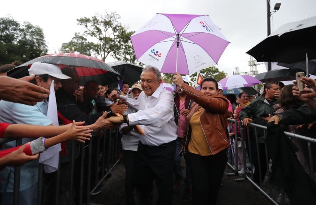 Andrés Manuel López Obrador, candidato presidencial por la coalición Juntos Haremos Historia. Foto: Valente Rosas/EL UNIVERSAL