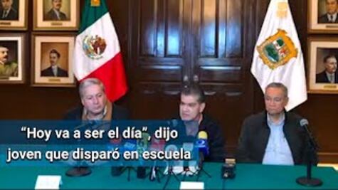 “Hoy va a ser el día”, dijo joven que disparó en escuela Cervantes y luego se suicidó