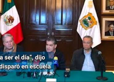 “Hoy va a ser el día”, dijo joven que disparó en escuela Cervantes y luego se suicidó