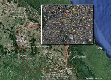 La NASA entregó mapa de zonas dañadas al gobierno mexicano