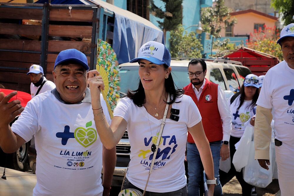 Lía Limón recorrido de campaña