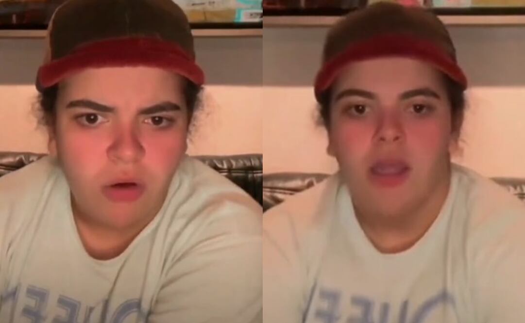 La cantante Lucero Mijares en un en vivo con sus fanáticos. Captura vía TikTok.