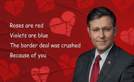 Casa Blanca envía mensaje de “San Valentín” a líder republicano por fracaso de plan fronterizo