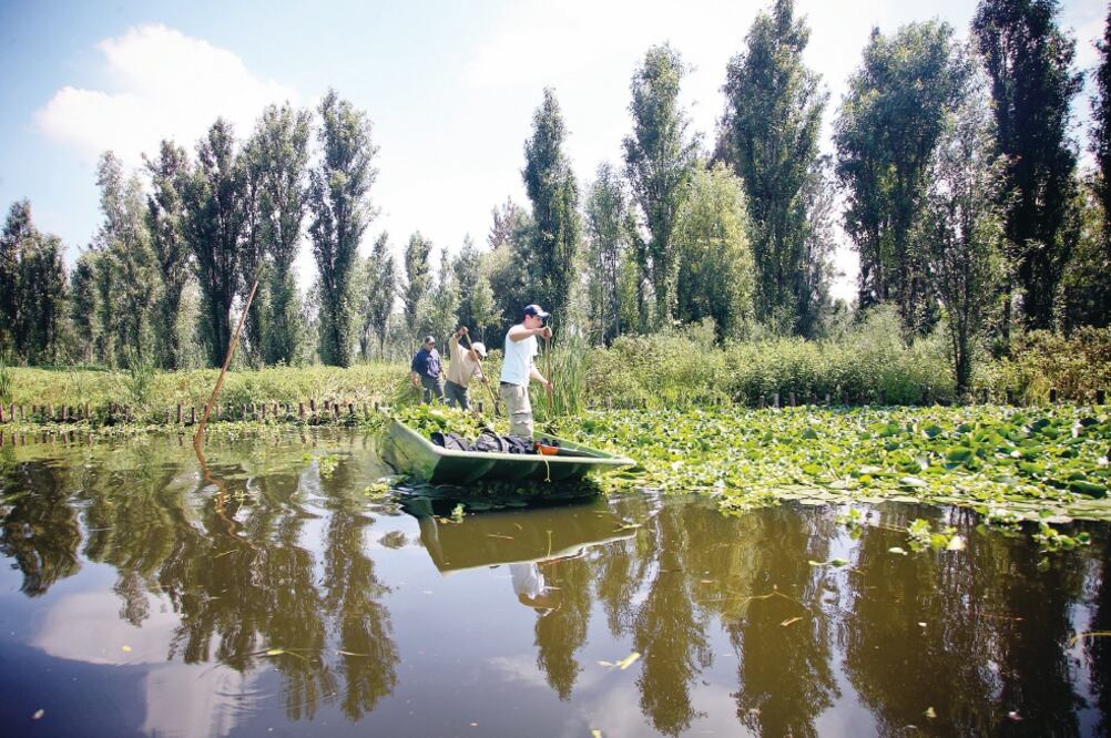 El titular de Tláhuac enfatizó la importancia de salvaguardar los ecosistemas de la demarcación, como las zonas chinamperas (ARCHIVO EL UNIVERSAL)