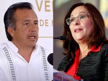Rocío Nahle niega pleito con Cuitláhuac García; denuncia por irregularidades en ejercicio fiscal 2023 "es protocolo", dice