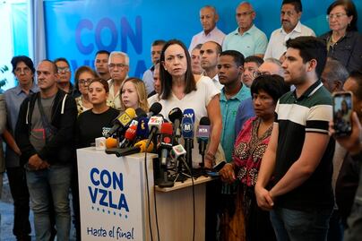 María Corina Machado tras imposibilidad de inscribir candidatura en Venezuela: "Nadie nos saca de la ruta electoral"