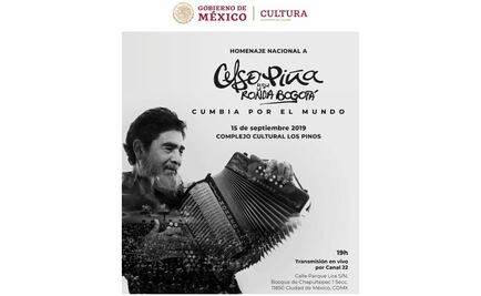 Celso Piña tendrá un homenaje nacional en Los Pinos
