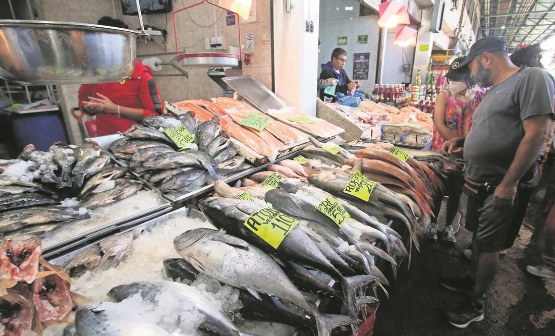 Mercado de la Nueva Viga donde se venden mariscos y pescados. Foto: Carlos Mejía/EL UNIVERSAL