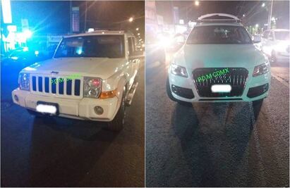 Detienen convoy de sujetos armados en Tláhuac; aseguran 7 camionetas