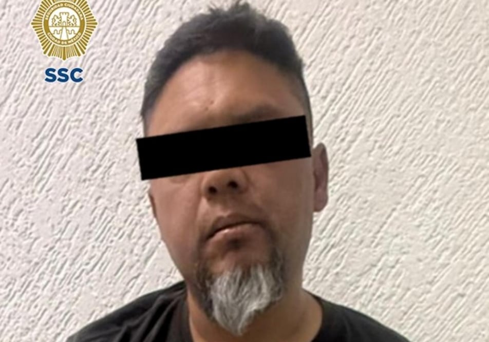 Detienen a sujeto acusado de robar y balear a comerciante en GAM. Foto: Especial