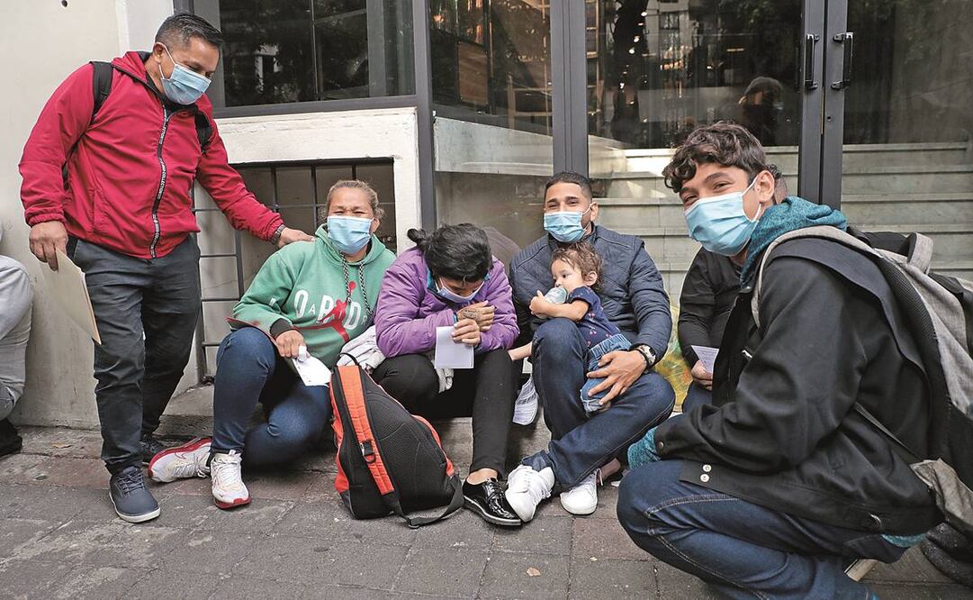 Moisés Rodríguez y su familia dejaron Venezuela en septiembre. Tras sobrevivir a la travesía en la selva del Darién, buscan obtener refugio en México. Foto: Juan Boites/EL UNIVERSAL