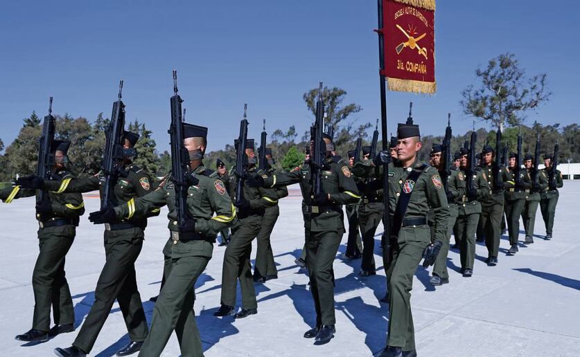 La Escuela Militar de Sargentos forma a miles de estudiantes con especial cuidado en su salud mental. Foto: Fernanda Rojas / EL UNIVERSAL