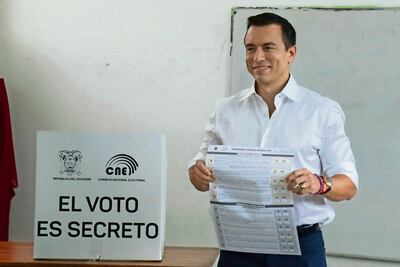 Es la seguridad, Daniel Noboa