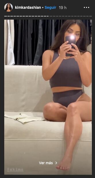 Kim Kardashian tiene la lencería perfecta para estar cómoda en casa
