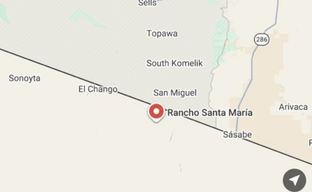 Rancho del Sásabe, Sonora, bajo investigación binacional; lo señalan como punto de apoyo a migración irregular hacia EU
Foto: Especial.