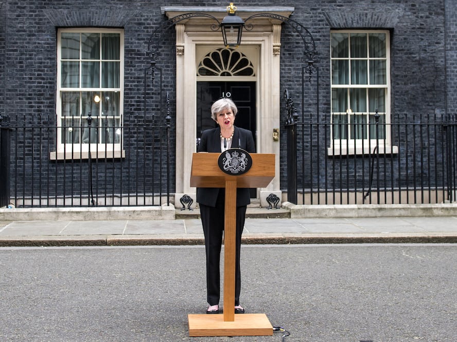 Theresa May, primera ministra del Reino Unido (Foto: Xinhua)