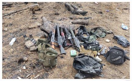 Nuevo enfrentamiento entre grupos rivales en Concordia, Sinaloa deja un herido y armamento asegurado; tres muertos en hallazgo previo