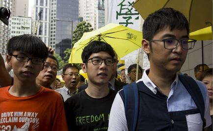 Hong Kong presenta cargos contra 3 lideres estudiantiles